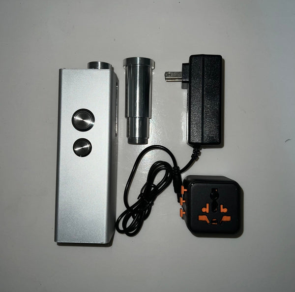 YZ-01 DIY Laser Cannon 120W (Battery DC 14.8V 5Ah; Wavelength 1064). Range 5-10 meters. Battery life 5 years, with fast charging.
